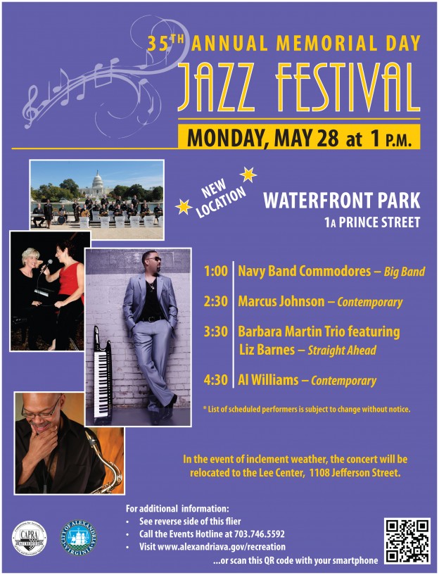 Alexandria City Memorial Day Jazz Festival Del Ray Baby