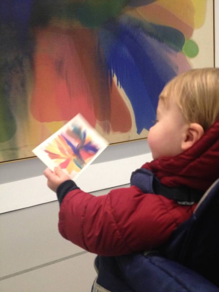 One of the SEEC infant classes visit the Hirshhorn.